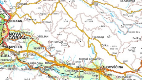 Trnovska planota (photo: Geopedia)