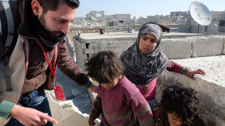 Sirija, sirski otroci (photo: Caritas Internationalis)