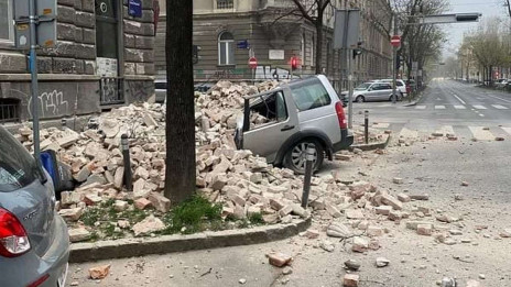 Potres v Zagrebu (photo: FB)