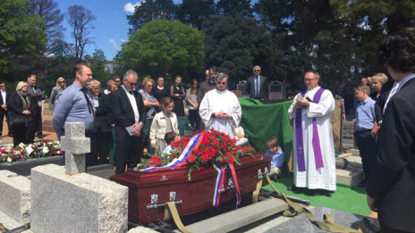 Pogreb Cvetka Faleža v Canberri (photo: Stičišče avstralskih Slovencev)
