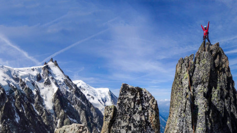 Greben nad Chamonixem, pogorje Mont Blanc (photo: Družinski arhiv)