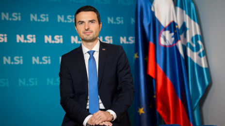 Predsednik NSi Matej Tonin (photo: Anze Petkovsek/NSi)