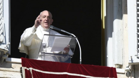 Papež v nagovoru (photo: Vatican Media)