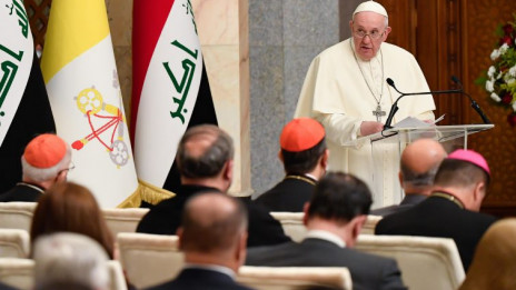 Papež Frančišek v Iraku (photo: Vatican Media / SIR)
