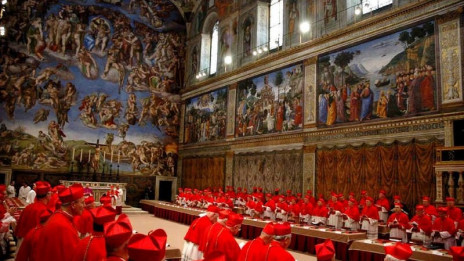 Kardinali v sikstinski kapeli (photo: Vatican Media)