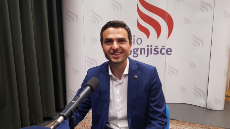 Podpredsednik vlade in obrambni minister Matej Tonin (photo: Tanja Dominko)