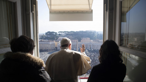 Papež Frančišek in mladi (photo: Divisione Produzione Fotografica/Vatican News)