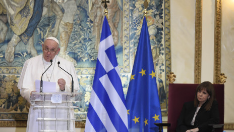 Papež v Grčiji (photo: Divisione Produzione Fotografica)