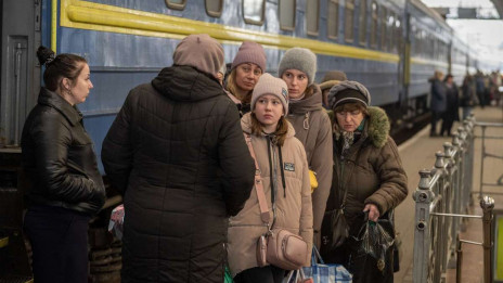 Ukrajinski begunci  (photo: Tamino Petelinšek / STA)