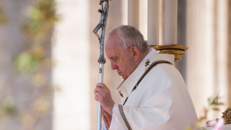 Papež Frančišek na Veliko noč 2022 (photo: Divisione Produzione Fotografica Vatican News)