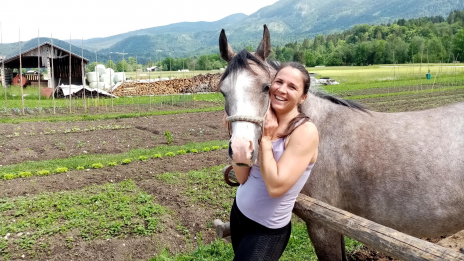 Ne le mleko in sir, Andrejina velika ljubezen so tudi konji (photo: Slavi Košir)