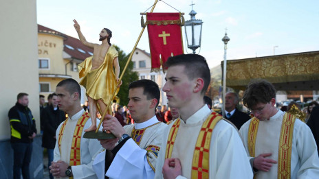 Vstajenjska procesija (photo: STA / Tamino Petelinšek)