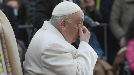 Papež joka zaradi vojne v Ukrajini (photo: Vatican Media)