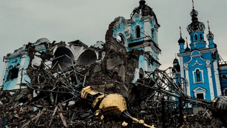 Uničene cerkve v Ukrajini (photo: Serhii Mykhalchuk / Global Images Ukraine)