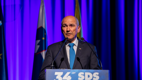 Predsednik SDS Janez Janša (photo: SDS)