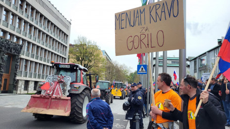 Protest kmetov (photo: Rok Mihevc)