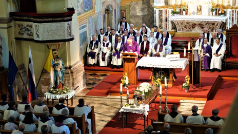 Pogrebni pokojnega prelata Franca Kralja (photo: Vatican News)