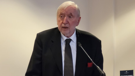 Dr. Dimitrij Rupel o ugaslem nasmehu zgodovine (photo: Tanja Dominko)