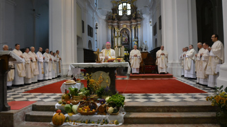 Sveta maša v stiški baziliki (photo: Jože Potrpin)