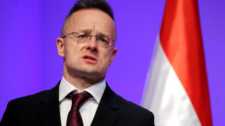 Madžarski zunanji minister Peter Szijjarto (photo: Daniel Novakovič/STA)