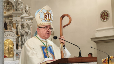 Škof Franc Šuštar (photo: Mirjam Judež)