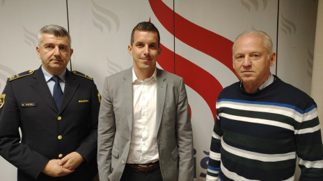 Manuel Vesel, Urban Kramar in Silvo Mesojedec (photo: ARO)