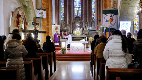 Škof Maksimilijan Matjaž (photo: Vatican News/Jože Potrpin)