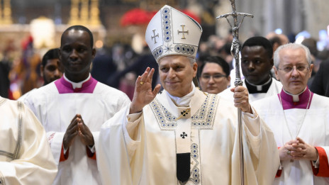 Papež med dopoldansko sveto mašo v baziliki sv. Petra (photo: Vatican media)