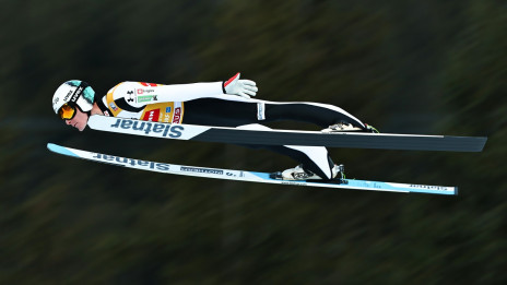 Smučarski skakalec Domen Prevc  (photo: dpa/STA)