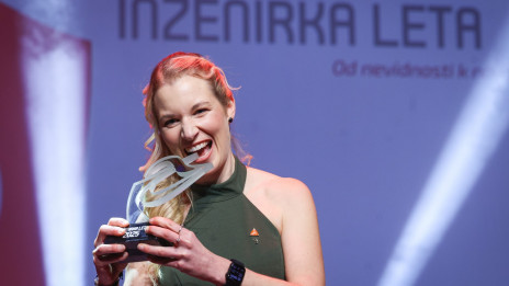 Prejemnica naziva inženirka leta 2025 je Eva Pirc (photo: Daniel Novakovič/STA)
