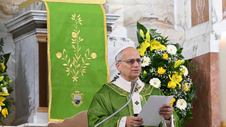 Papež v Ostiji (photo: Vatican Media)