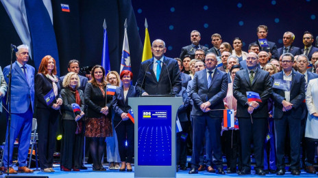 Predvolilna konvencija SDS, Janez Janša (photo: Daniel Novakovič/STA)