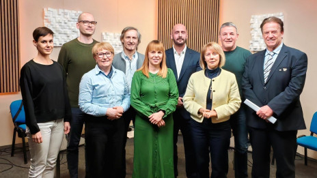 Udeleženci predvolilnega soočenja o odnosu do civilne družbe in verskih skupnosti (photo: Mirjam Judež)