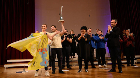  Veliko nagrado Evrope v zborovskem petju je na tekmovanju v Mariboru osvojil Zbor sv. Nikolaja iz Litije, ki ga vodi Helena Fojkar Zupančič (photo: Vir: FB Zbor sv. Nikolaja Litija)