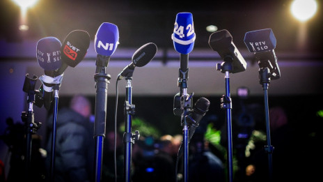 Mikrofoni, mediji, novinarstvo (photo: Daniel Novakovič / STA)