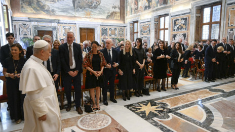 Zasebna avdienca pri papežu Leonu XIV. (photo: Vatican Media)