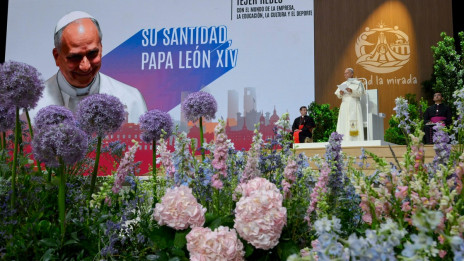 Dogodek v športni dvorani Movistar Arena (photo: Vatican News)