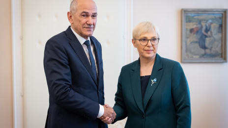 Sprejem za novoizvoljeno vlado pri predsednici republike Natasi Pirc Musar. (photo: STA/Bor Slana)