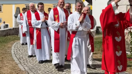 Novomašnik br. Dominik Papež (photo: Zajem zaslona)