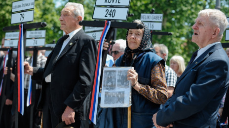 Spominski shod Nove slovenske zaveze  (photo: STA/Nebojiša Tejić)