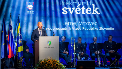 Osrednja državna slovesnost pred dnevom združitve prekmurskih Slovencev z matičnim narodom (photo: Siniša Kanižaj/STA)