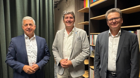 Janez Žakelj, Borut Sajovic, Zvone Černač (photo: Rok Mihevc)