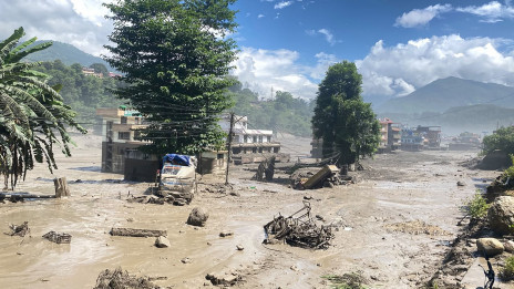 Poplave v Nepalu (photo: Xinhua/STA)