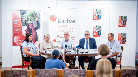 Novinarska konferenca Slovenske karitas (photo: STA/Siniša Kanižaj)