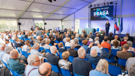 Študijski dnevi Draga v parku Finžgarjevega doma  (photo: Boštjan Podlogar / STA)