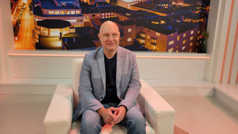 Mitja Čander, esejist in pisatelj (photo: Tanja Dominko)