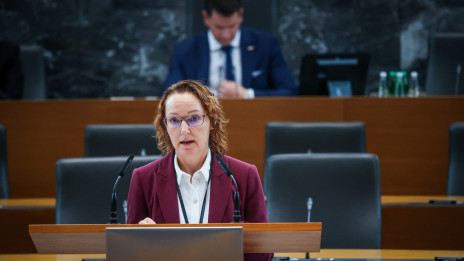 Ministrica za demografijo, družino in socialne zadeve Mateja Ribič. (photo: Daniel Novakovič/STA)