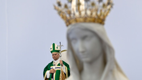 Sveta maša papeža Leona XVI. v Lurdu (photo: Simone Risoluti/Vatican Media)
