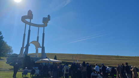 Obletna maša za teharske žrtve (photo: Lili Pušnik/STA)