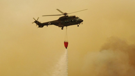 Gašenje s helikopterjem, požar (photo: Ervin Čurlič)